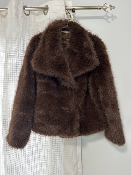 Jackets & Blazers - New Brown Faux Fur Coat